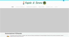 Desktop Screenshot of fagiolodisorana.org